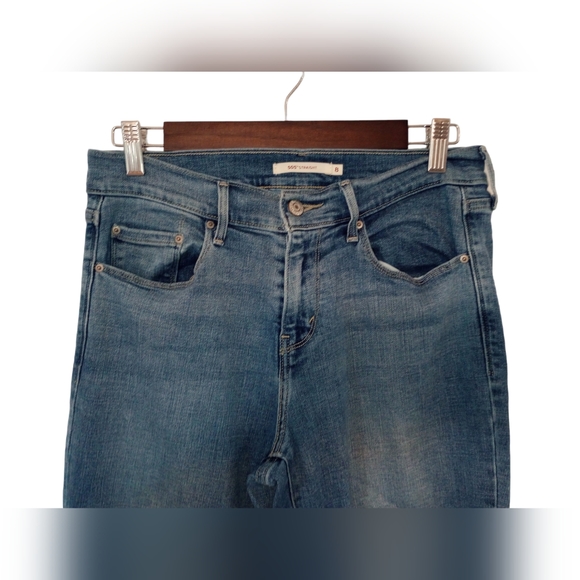 Women's Levi's 505 Straight Leg Jeans - Picture 2 of 6